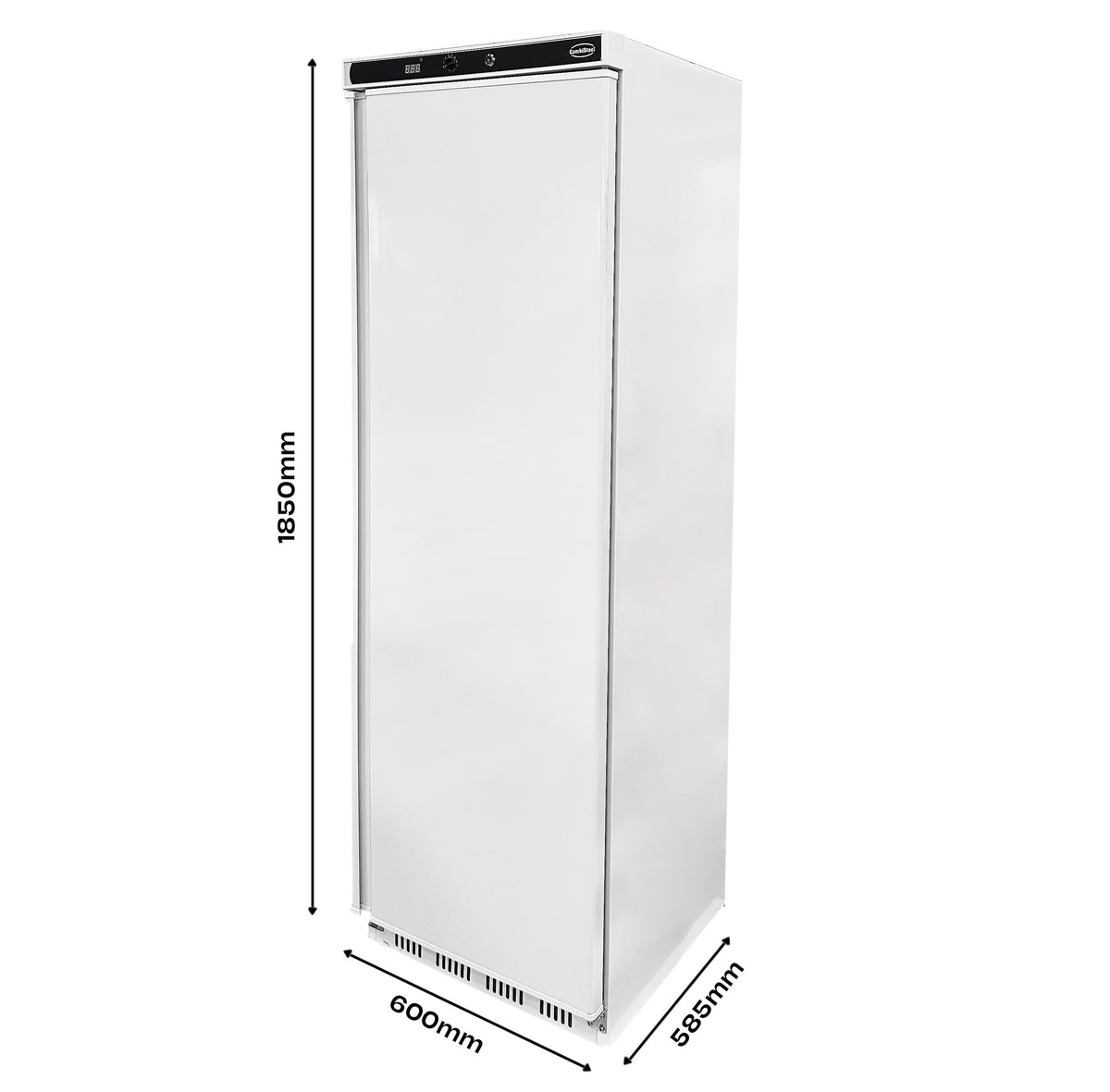 Congélateur 1 porte 340L statique blanc acier verrouillable réversible 600x585x1850 mm 0.21 kW Combisteel - vue 9 - Armoire réfrigérée négative pro CHR - Cuistéo