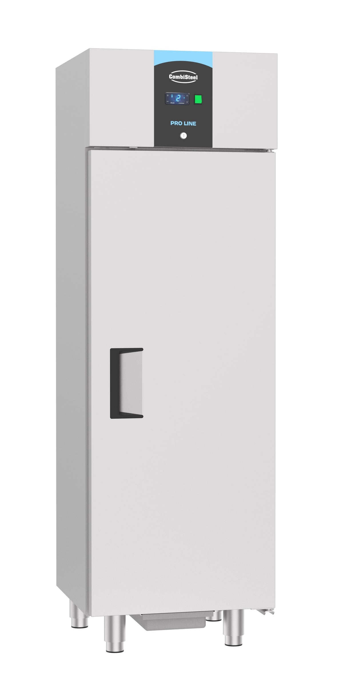 Congélateur en acier inox 400L statique 1 porte -18/-22°C verrouillable 600x600x1950 mm 0.4 kW Combisteel - vue 3 - Armoire réfrigérée négative pro CHR - Cuistéo