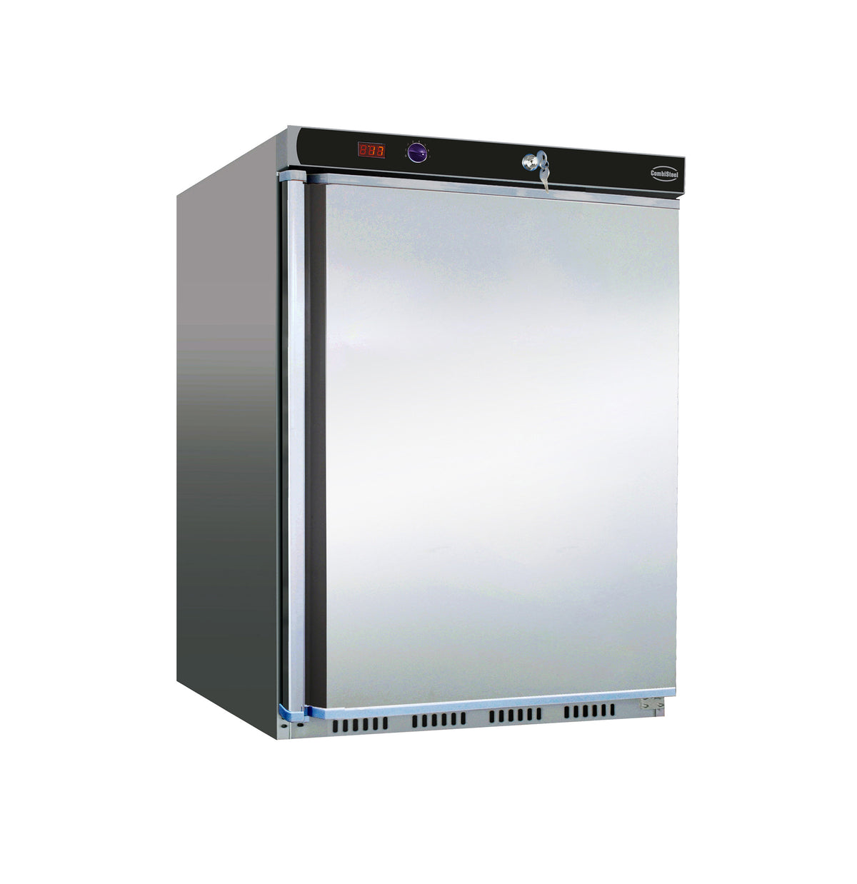 Petit congélateur professionnel 120L -18/-22°C 2 grilles inox compact verrouillable 600x585x845 mm 0.15 kW Combisteel - vue 3 - Armoire réfrigérée négative pro CHR - Cuistéo
