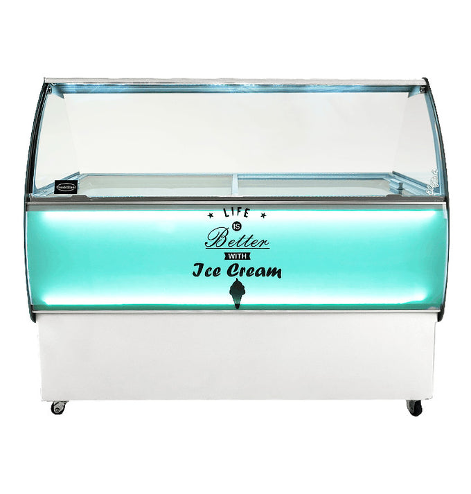 Vitrine à crème glacée 10x5 litres 0.5 kW Combisteel - vue 11 - Vitrine à Glace pro CHR - Cuistéo