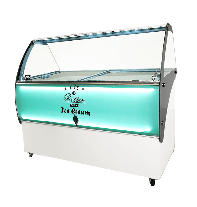 Vitrine à crème glacée 10x5 litres 0.5 kW Combisteel - vue 12 - Vitrine à Glace pro CHR - Cuistéo
