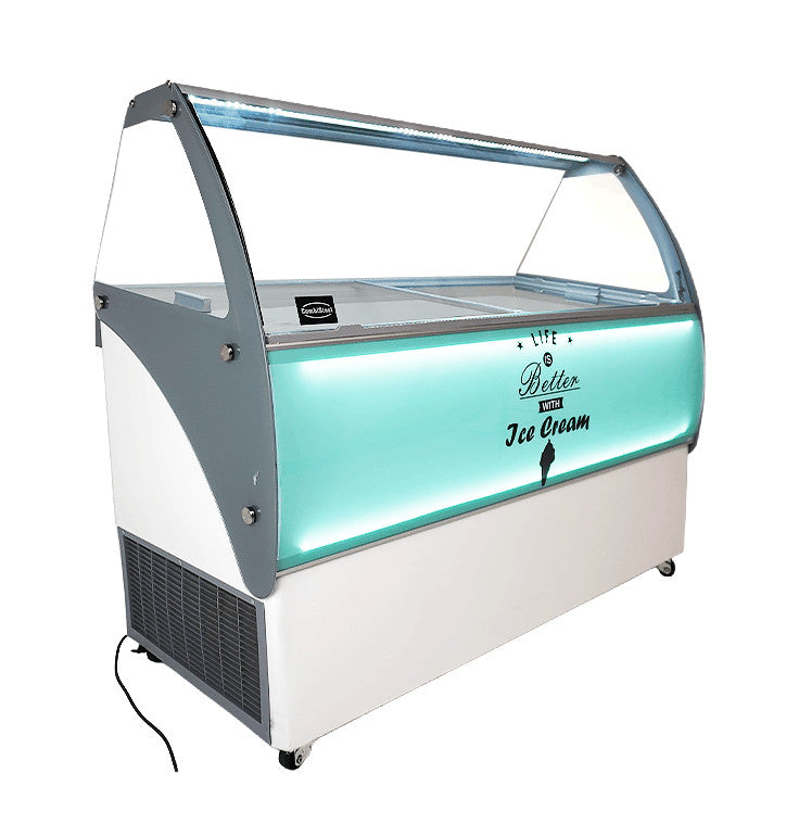 Vitrine à crème glacée malta 13 x 5 litres 0.63 kW Combisteel - vue 9 - Vitrine à Glace pro CHR - Cuistéo