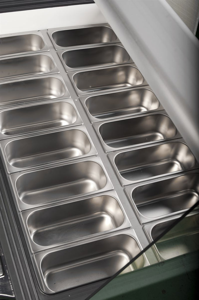 Vitrine à crème glacée 16 x 5 litres Combisteel - vue 9 - Vitrine à Glace pro CHR - Cuistéo