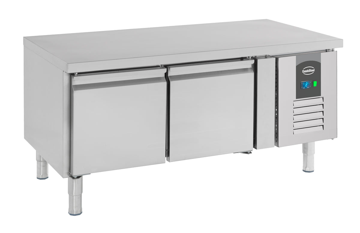 Table réfrigérée 650 mm haute 2 portes inox 0.34 kW Combisteel - vue 3 - Table réfrigérée positive pro CHR - Cuistéo
