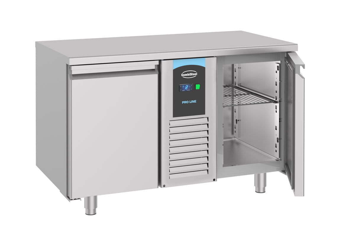Table réfrigérée prof 700 mm2 portes monobloc inox 1300x700x850 mm 281 L 0.213 kW Combisteel - vue 5 - Table réfrigérée positive pro CHR - Cuistéo
