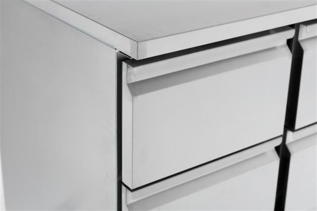 Table réfrigérée 4 tiroirs inox 900x700x875 mm 257 L 0.34 kW Combisteel - vue 8 - Table réfrigérée positive pro CHR - Cuistéo