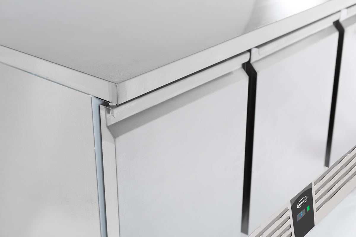 Table réfrigérée 3 portes inox 1365x700x875 mm 400 L 0.34 kW Combisteel - vue 7 - Table réfrigérée positive pro CHR - Cuistéo