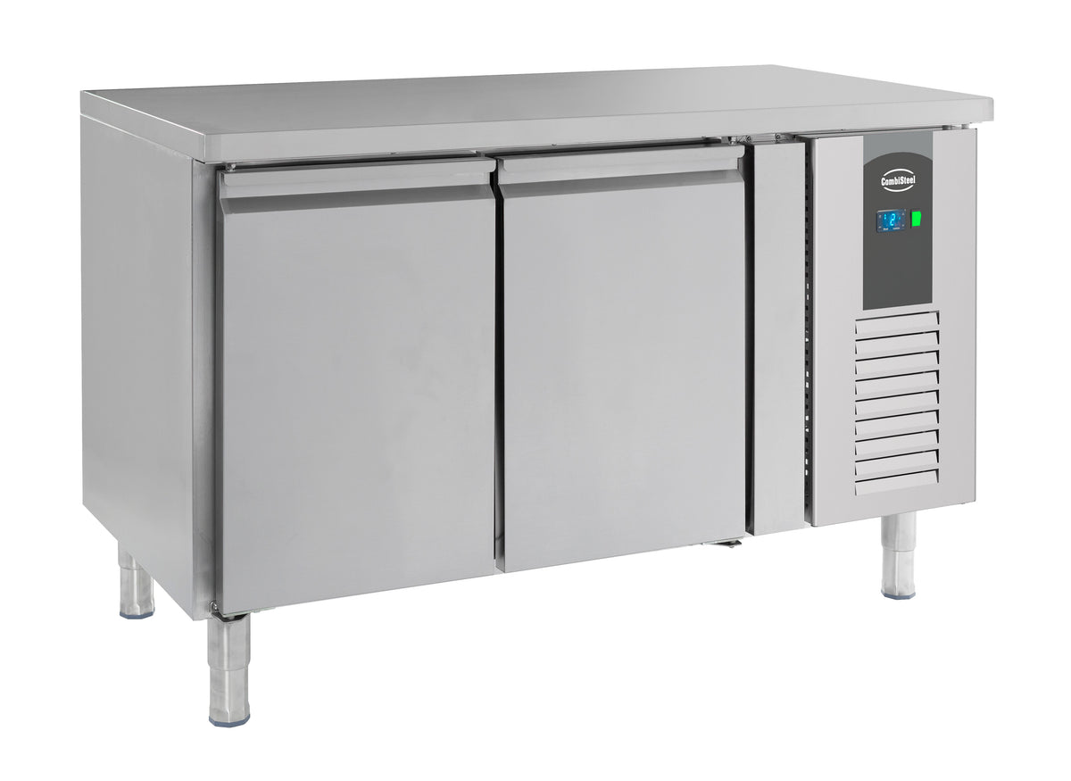 Table congélateur sur pieds 2 portes inox 1360x700x850 mm 272 L 0.34 kW Combisteel - vue 3 - Table réfrigérée négative pro CHR - Cuistéo