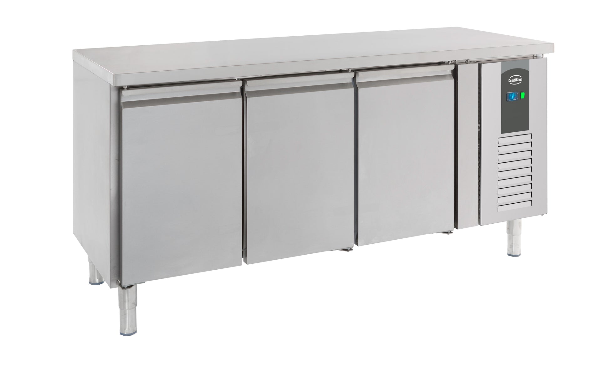 Table congélateur 3 portes inox 1795x700x850 mm 402 L 0.34 kW Combisteel - vue 3 - Table réfrigérée négative pro CHR - Cuistéo