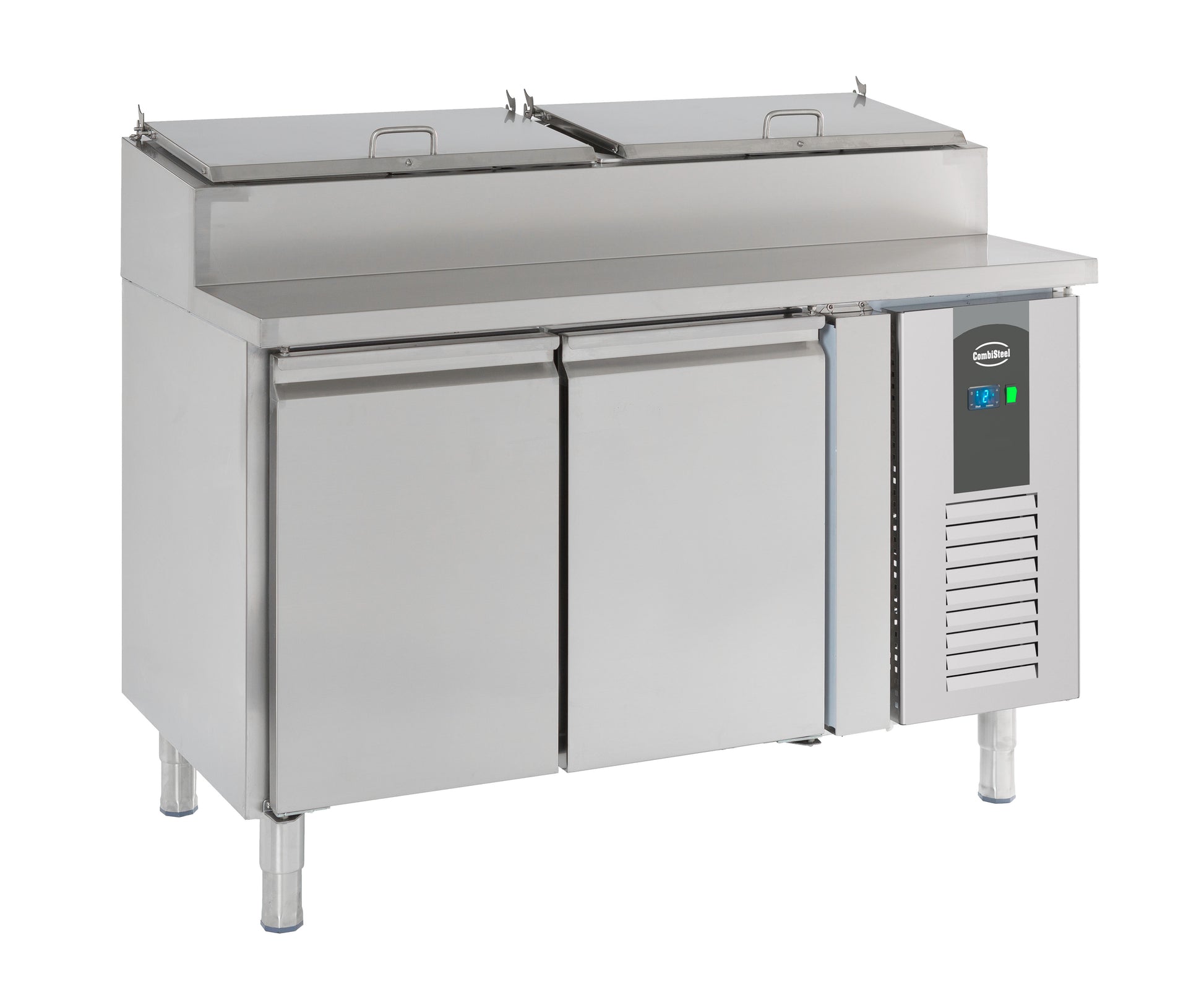 Saladette 2 portes récipient 6 x 1/3 GN 0.34 kW Combisteel - vue 6 - Saladette réfrigérée pro CHR - Cuistéo