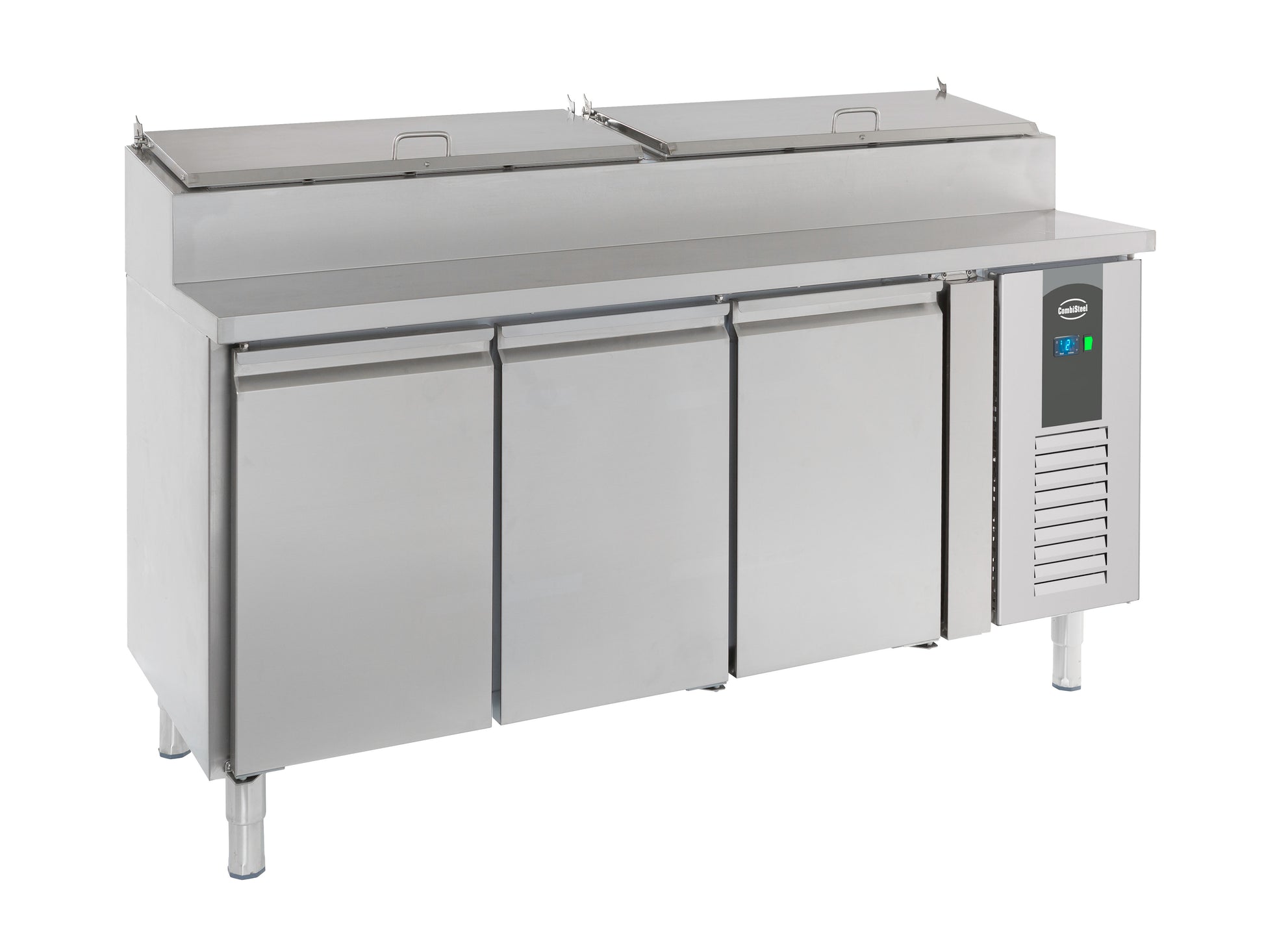 Saladette 3 portes 8 x 1/3 GN récipient 0.34 kW Combisteel - vue 6 - Saladette réfrigérée pro CHR - Cuistéo