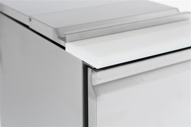 Saladette réfrigérée professionnelle 1 porte - Acier inoxydable - Température +2/+8°C 435x700x870 mm 109 L 0.17 kW Combisteel - vue 12 - Saladette réfrigérée pro CHR - Cuistéo