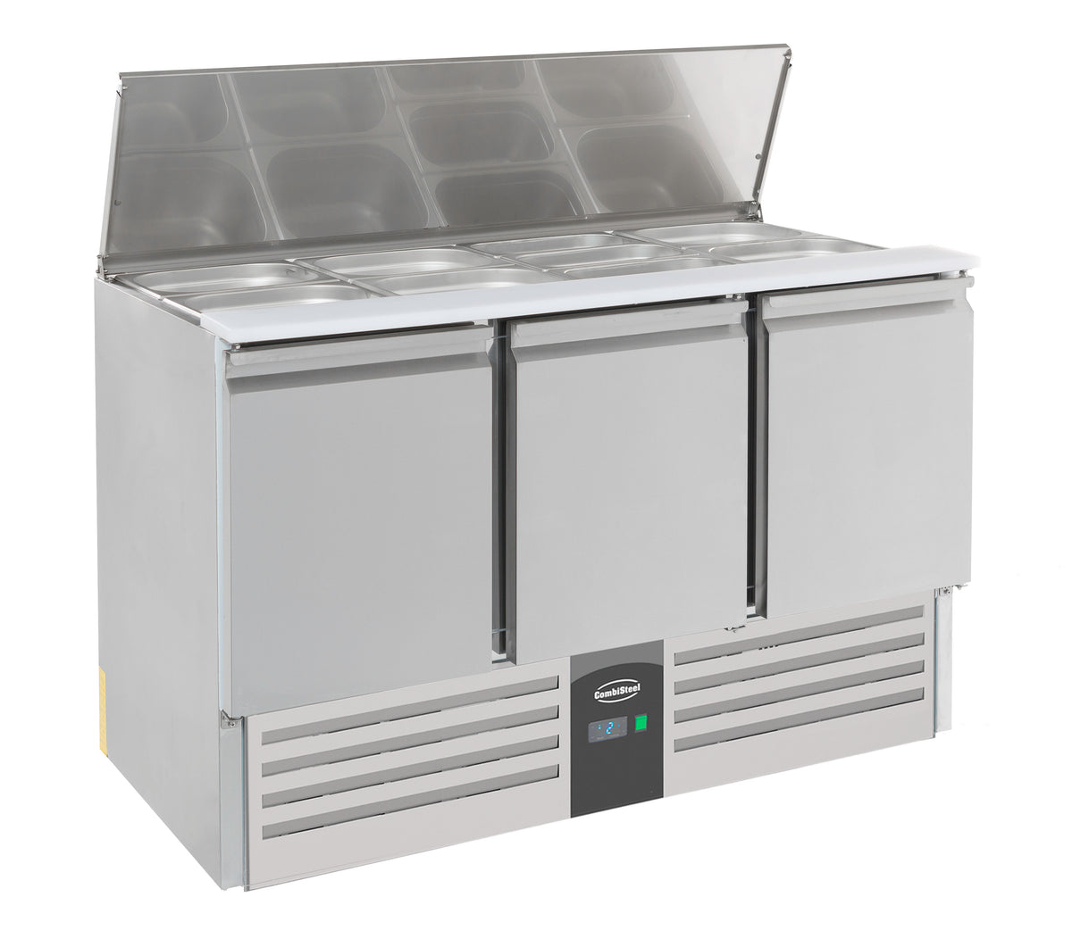 Saladette réfrigérée 3 portes 1370x700x870 mm 368 L 0.34 kW Combisteel - vue 6 - Saladette réfrigérée pro CHR - Cuistéo