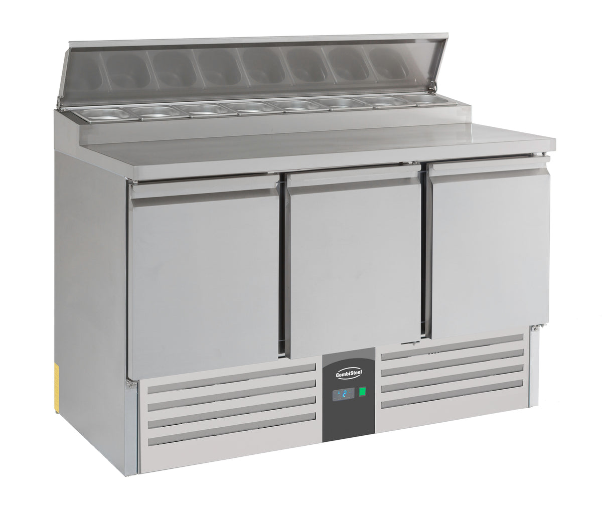 Saladette réfrigérée 3 portes 1365x700x970 mm 392 L 0.34 kW Combisteel - vue 5 - Saladette réfrigérée pro CHR - Cuistéo