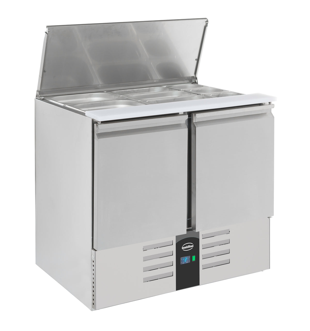 Saladette réfrigérée 2 portes 900x700x870 mm 230 L 0.34 kW Combisteel - vue 7 - Saladette réfrigérée pro CHR - Cuistéo