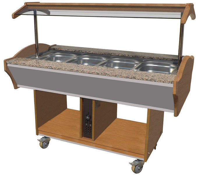 Buffet chaud 4 x GN 1/1 1550x900x850 mm 3 kW Combisteel - vue 2 - Buffet Chaud pro CHR - Cuistéo