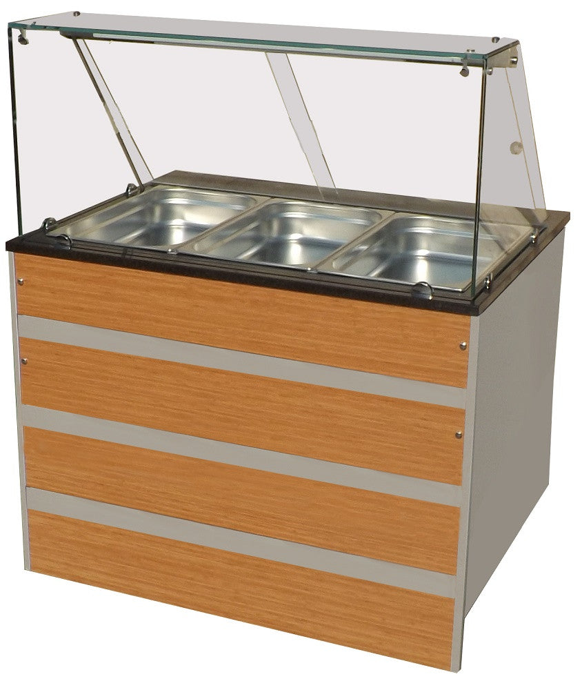 Buffet chaud 3 x GN1/1 1070x800x850 mm 2.02 kW Combisteel - vue 2 - Buffet Chaud pro CHR - Cuistéo