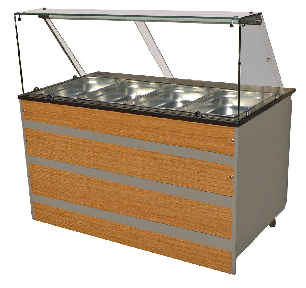 Buffet chaud pour 4 x GN 1/1 1400x800x850 mm 3.02 kW Combisteel - vue 2 - Buffet Chaud pro CHR - Cuistéo