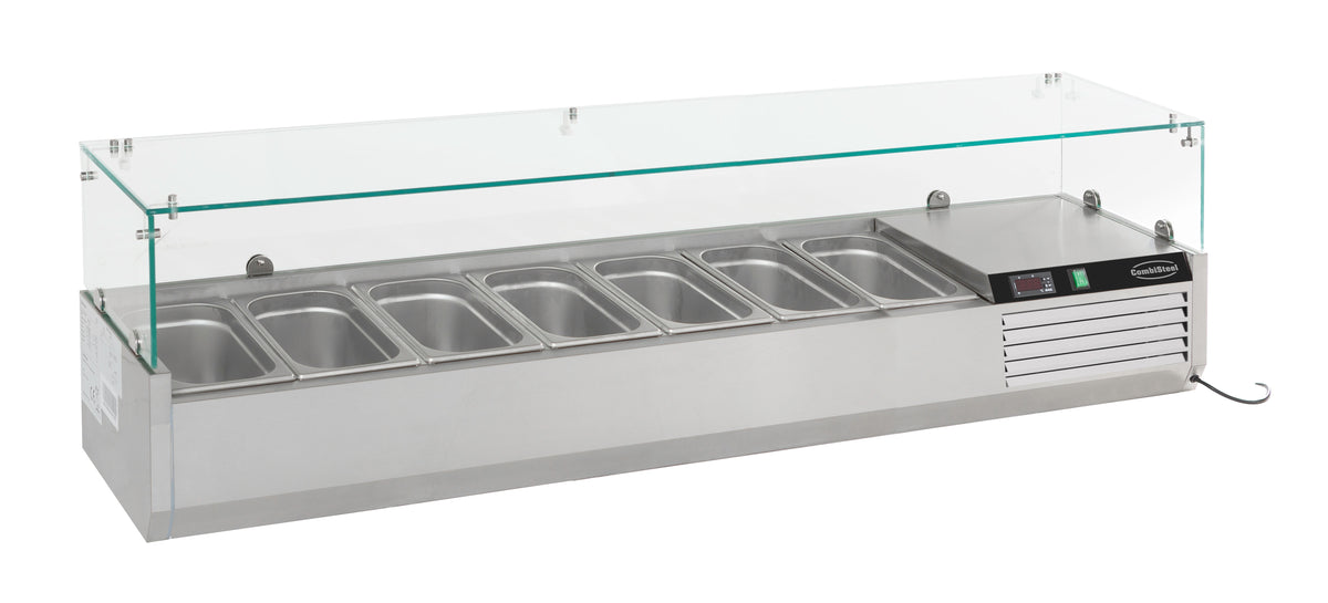 Saladette à poser GN 1/4 x 7 0.34 kW Combisteel - vue 5 - Saladette à Poser pro CHR - Cuistéo