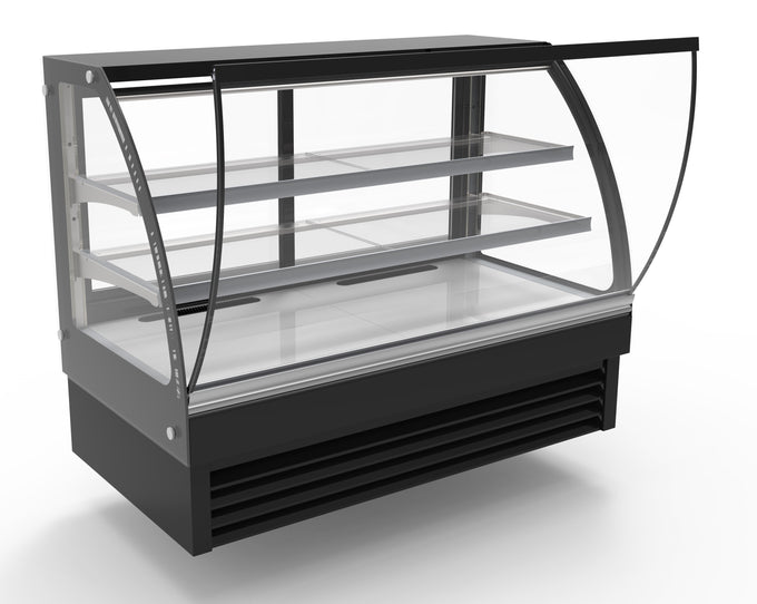 Vitrine réfrigérée ronde 1500 mm 298 L 0.35 kW Combisteel - vue 4 - Vitrine réfrigérée 4 faces pro CHR - Cuistéo
