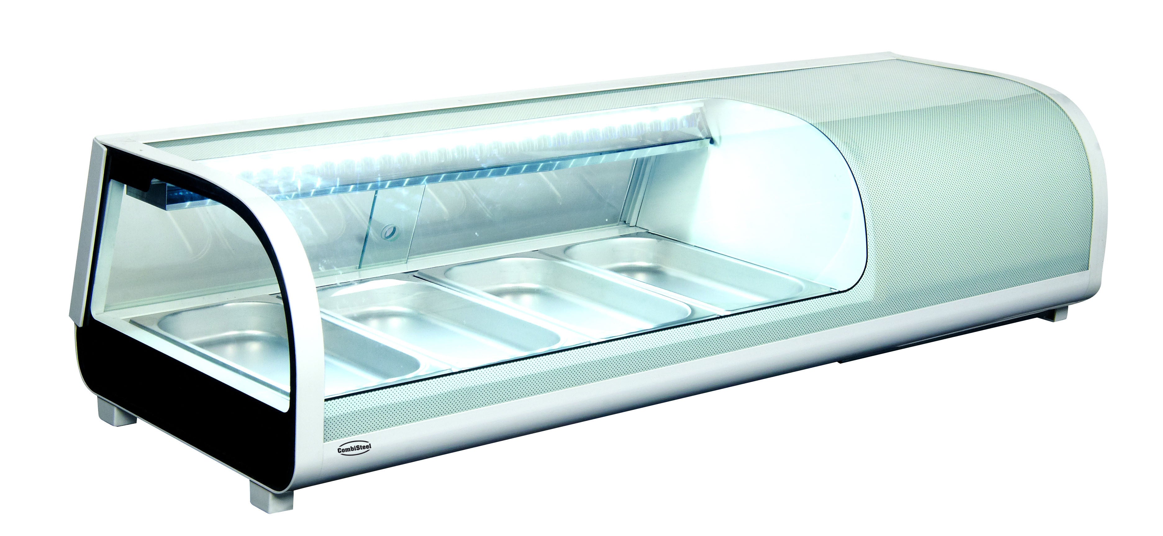 Vitrine à sushi 42 litres 1177x420x265 mm 0.18 kW Combisteel - vue 2 - Vitrine sushi/tapas pro CHR - Cuistéo