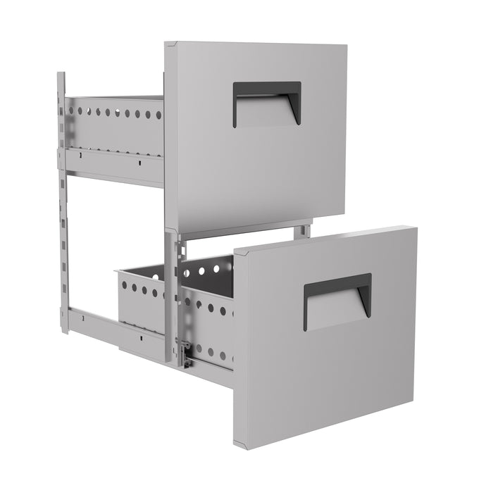 Bloc de tiroir refroidisseur de bière 1/2 1000x700x900 mm Combisteel - vue 5 - Table inox avec étagère pro CHR - Cuistéo