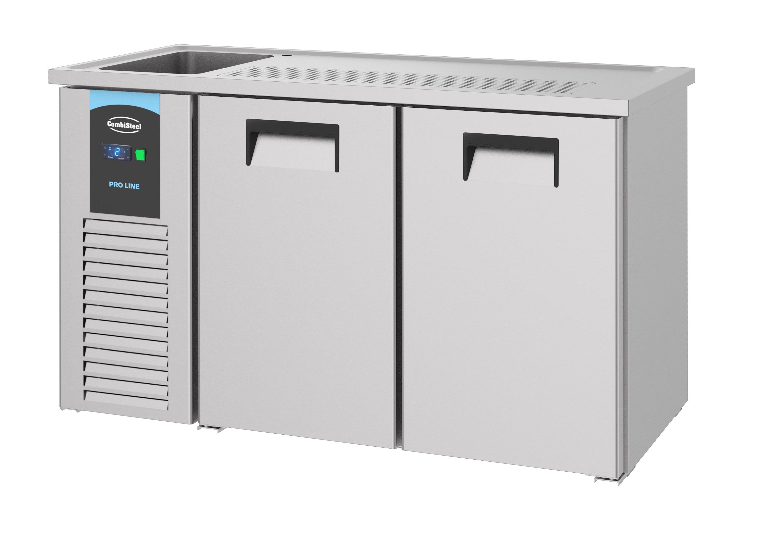 Refroidisseur de bière 2 portes 1550x700x950 mm 0.36 kW Combisteel - vue 4 - Refroidisseur de Bouteilles pro CHR - Cuistéo