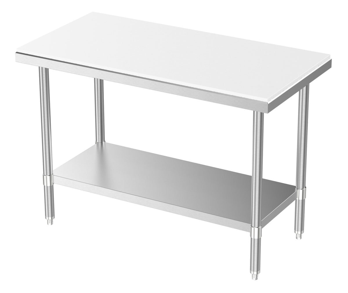 Table de découpe avec étagère inox 500x700x860 mm 150 L Combisteel - vue 2 - Table inox avec étagère pro CHR - Cuistéo