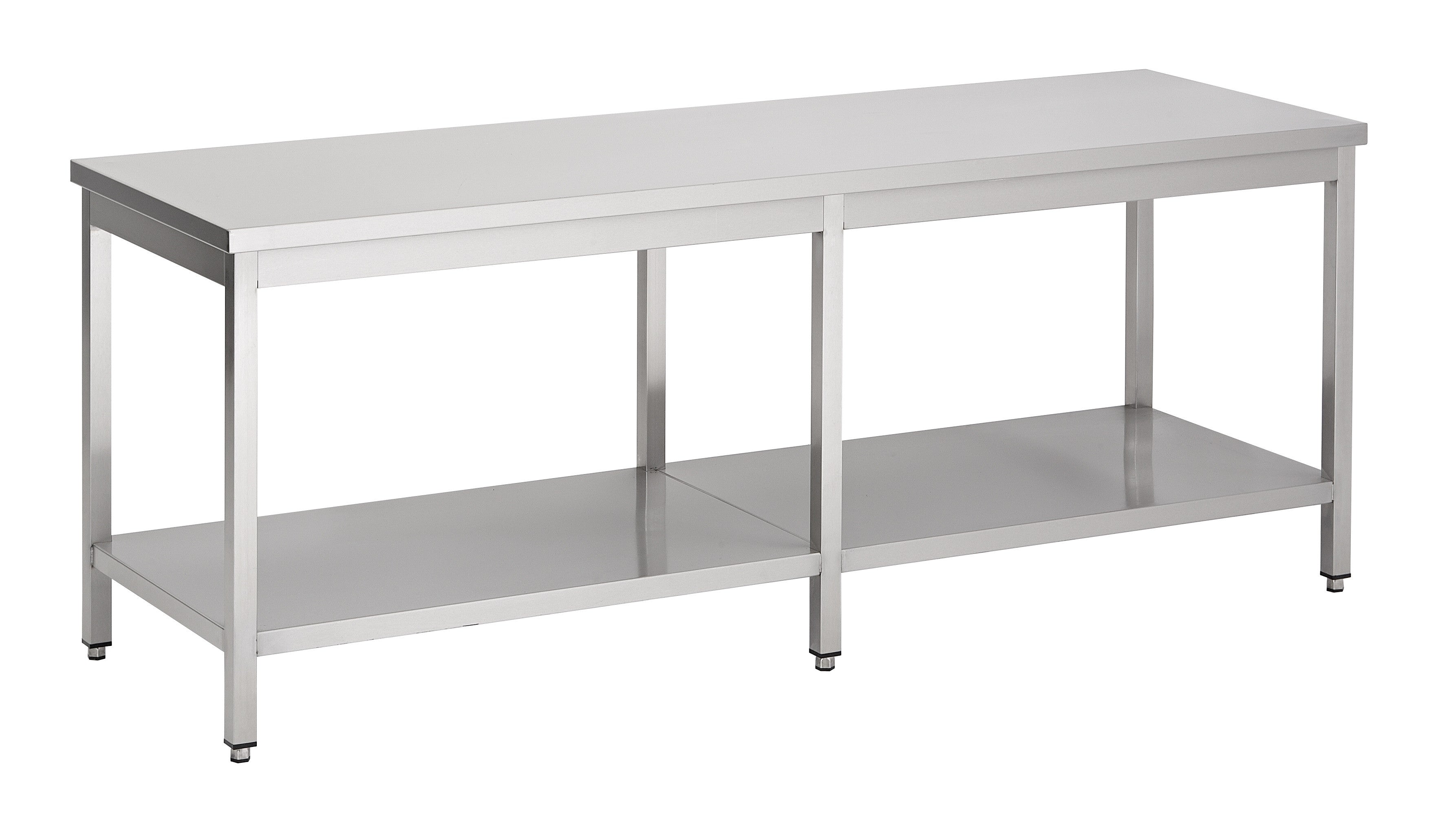 Plan de travail étagère 2900x600x900 mm inox Combisteel - vue 2 - Table inox avec étagère pro CHR - Cuistéo