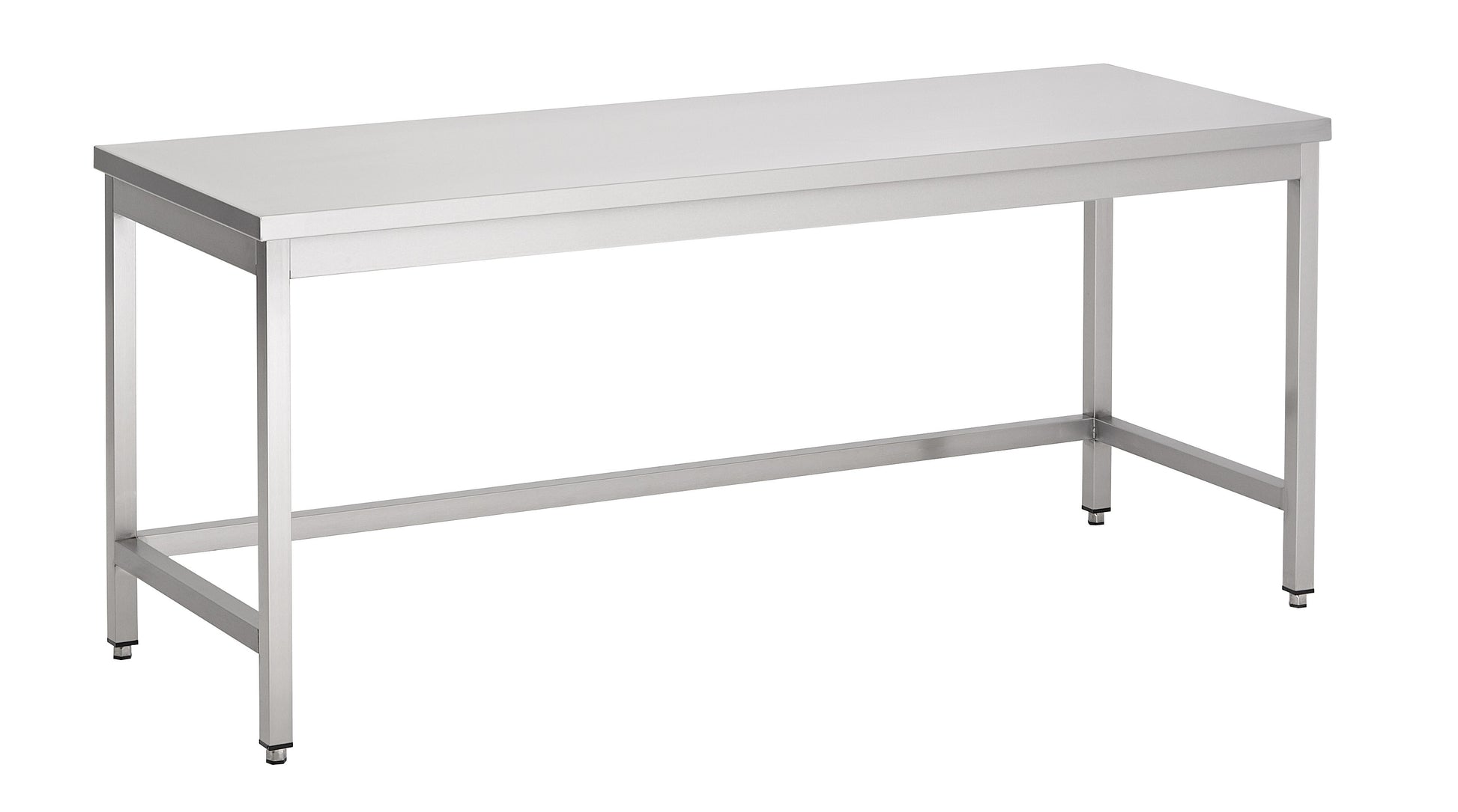 Plan de travail dessous ouvert 1200 mm inox Combisteel - vue 2 - Table inox avec étagère pro CHR - Cuistéo