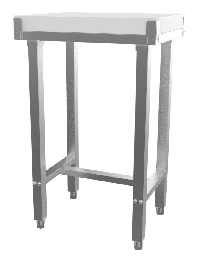 Billot bloc en polyéthylène 50mm épais inox 80 L Combisteel - vue 3 - Billot pro CHR - Cuistéo