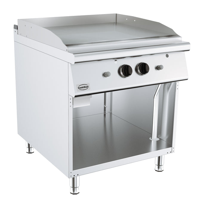 Plancha gaz chrome lisse 800x900x900 mm 18 kW Combisteel - Plancha gaz professionnel CHR - matériel cuisine pro - Cuistéo