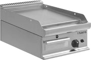 Plancha à Gaz - Table - Plaque Lisse - 395x530 mm - 270°C - 6 kW - E7/KTG1BBL inox Saro - Plancha gaz professionnel CHR - matériel cuisine pro - Cuistéo