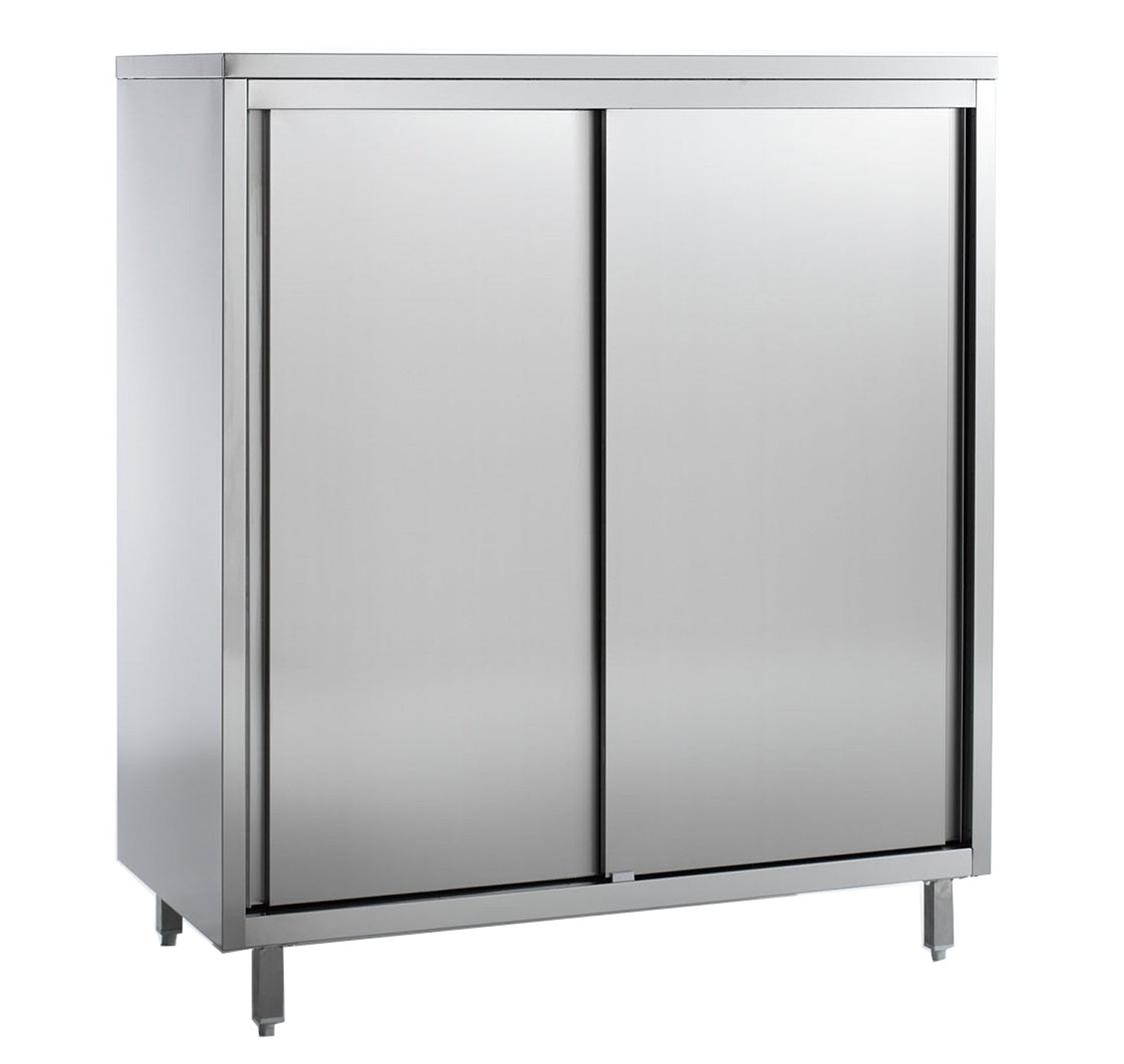 Garde manger 4 viveaux inox 1200x600x2000 mm Combisteel - vue 2 - Armoire réfrigérée pro CHR - Cuistéo