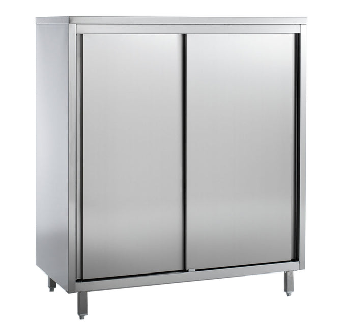 Garde manger 4 viveaux inox 1200x600x2000 mm Combisteel - vue 2 - Armoire réfrigérée pro CHR - Cuistéo