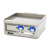 Plancha professionnelle - Lisse - Double unité - 60cm de profondeur - Gaz 1 L 5.0 kW Maxima - Plancha gaz professionnel CHR - matériel cuisine pro - Cuistéo