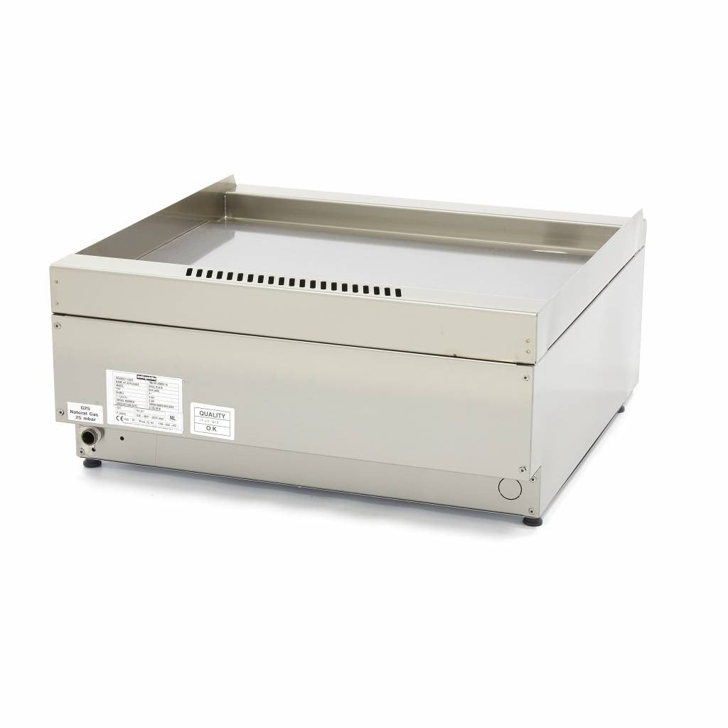 Plancha professionnelle - Lisse - Double unité - 60cm de profondeur - Gaz 1 L 5.0 kW Maxima - vue 4 - Plancha gaz pro CHR - Cuistéo