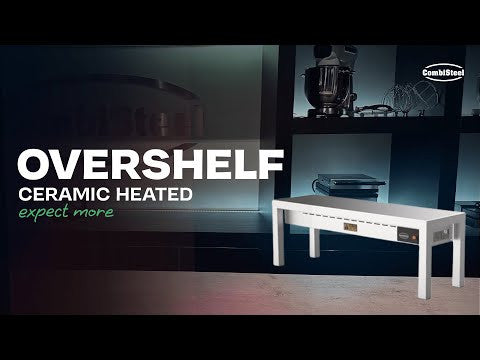 Étagère chauffante céramique 1000X300X350 inox 250 W Combisteel - vue 5 - Rampe Chauffante pro CHR - Cuistéo