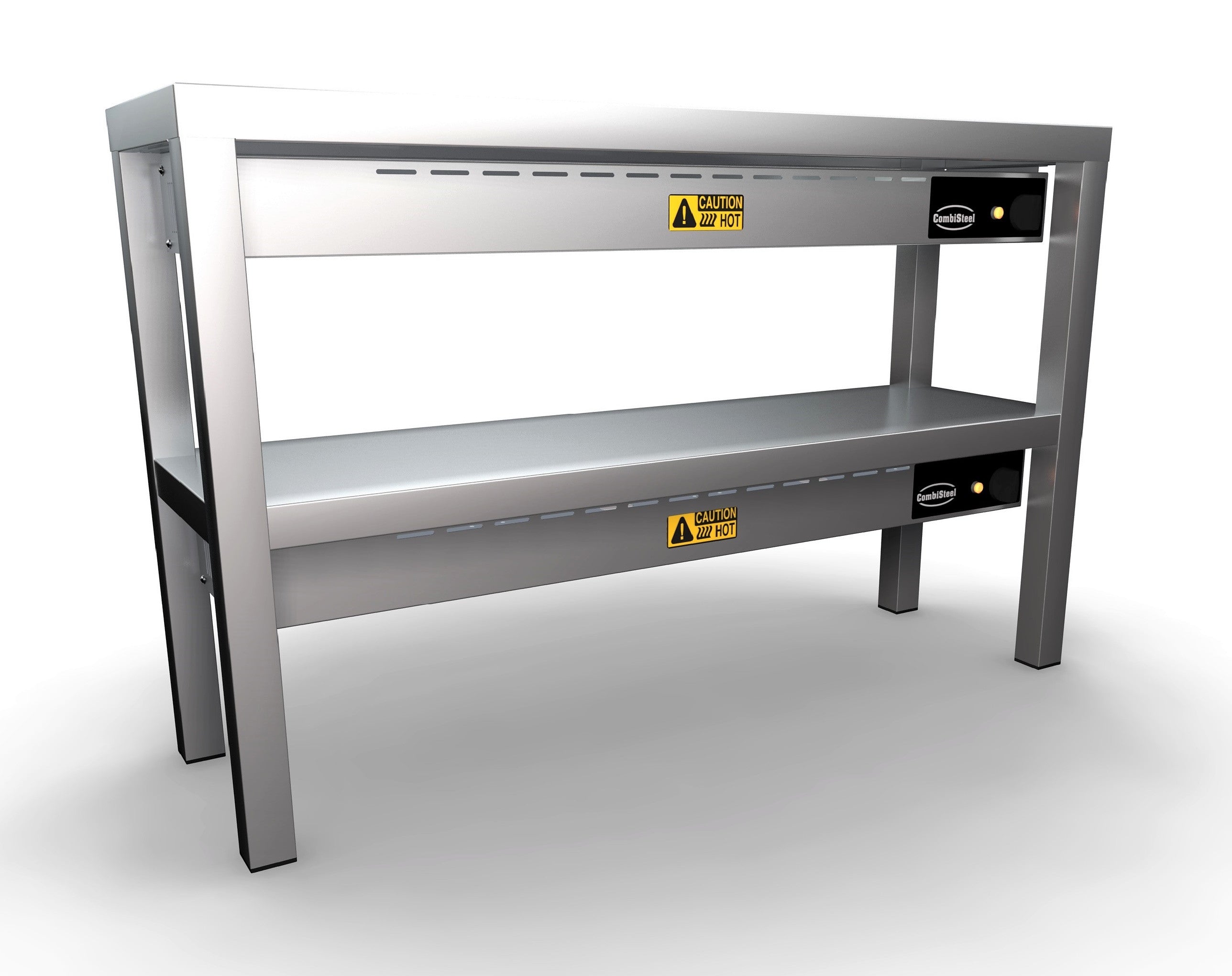 Etagère chauffante céramique 2 niv. 1000 1000x300x650 mm 250 W Combisteel - vue 4 - Rampe Chauffante pro CHR - Cuistéo