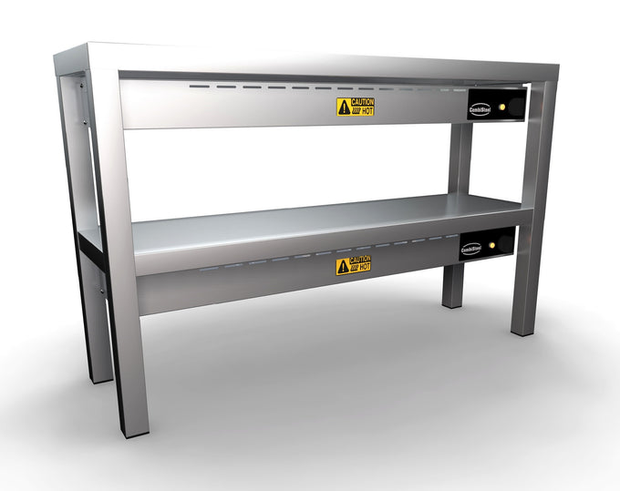 Etagère chauffante céramique 2 niv. 1000 1000x300x650 mm 250 W Combisteel - vue 4 - Rampe Chauffante pro CHR - Cuistéo