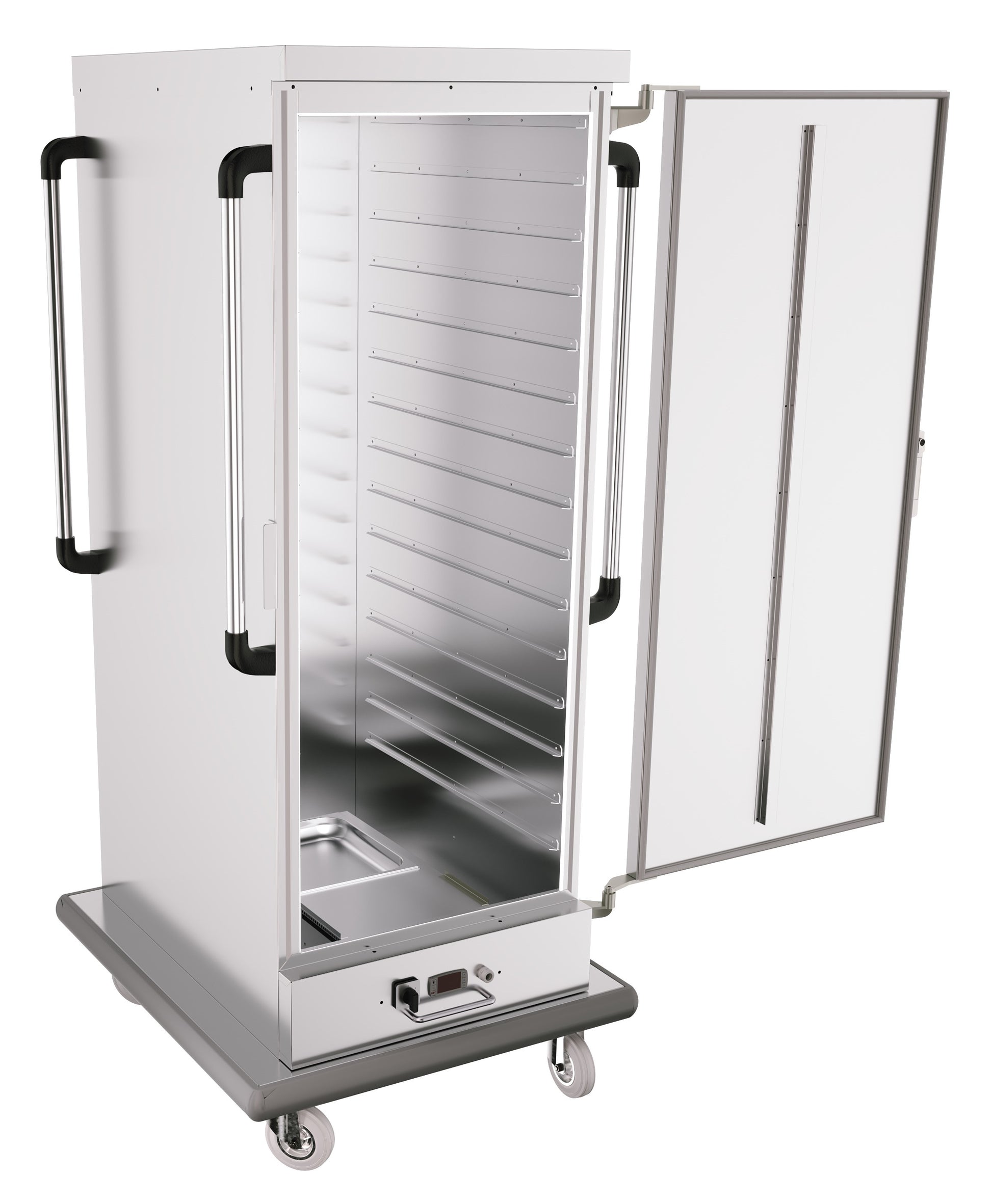 Chariot banquet chauffant 15x 2/1GN - 30X1/1GN inox 2 kW Combisteel - vue 8 - Chariot Chauffant et Flambage pro CHR - Cuistéo