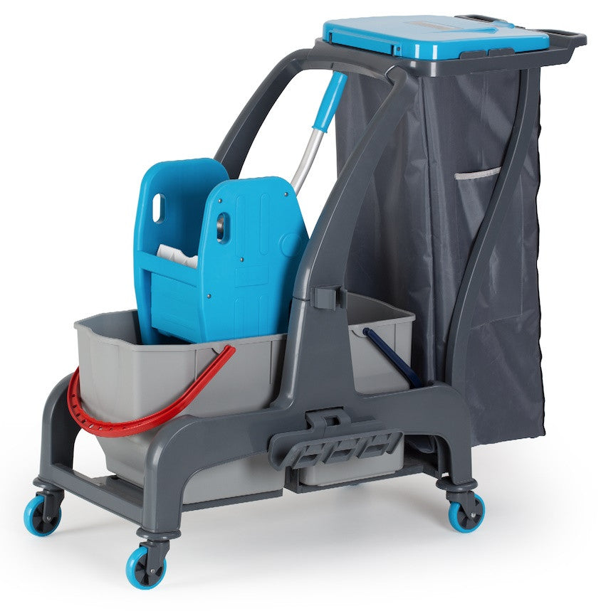 Chariot de nettoyage procart jet 735s inox 960x580x960 mm 25 L Combisteel - vue 3 - Chariot de nettoyage pro CHR - Cuistéo