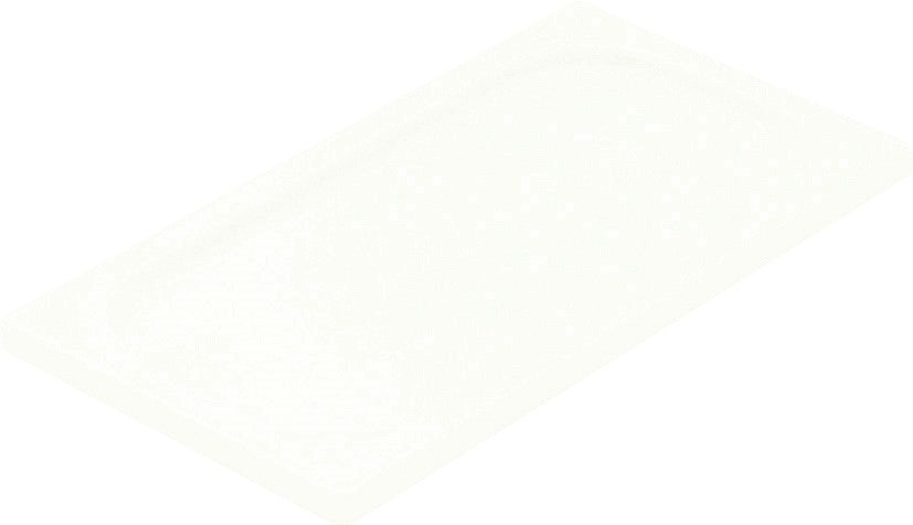 Couvercle GN 1/9 polypropylène 176x108 mm Combisteel - vue 2 - Couvercle bac inox pro CHR - Cuistéo