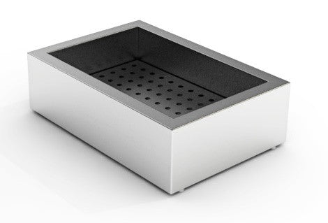 Bac à glace pilée en construction 1/1 GN 402x590x170 mm Combisteel - vue 3 - Table inox avec étagère pro CHR - Cuistéo