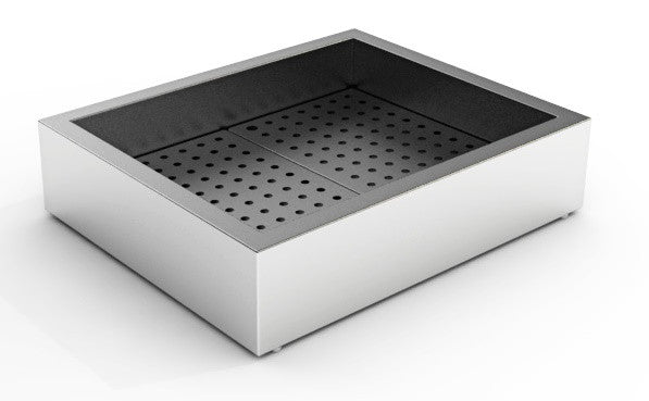 Bac à glace pilée en construction 2/1 GN 722x590x170 mm Combisteel - vue 3 - Table inox avec étagère pro CHR - Cuistéo