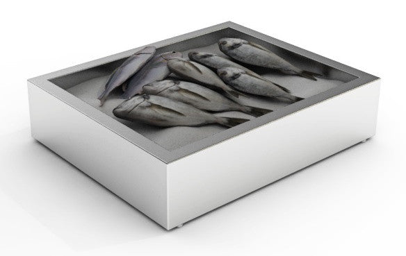 Bac à glace pilée en construction 2/1 GN 722x590x170 mm Combisteel - vue 4 - Table inox avec étagère pro CHR - Cuistéo