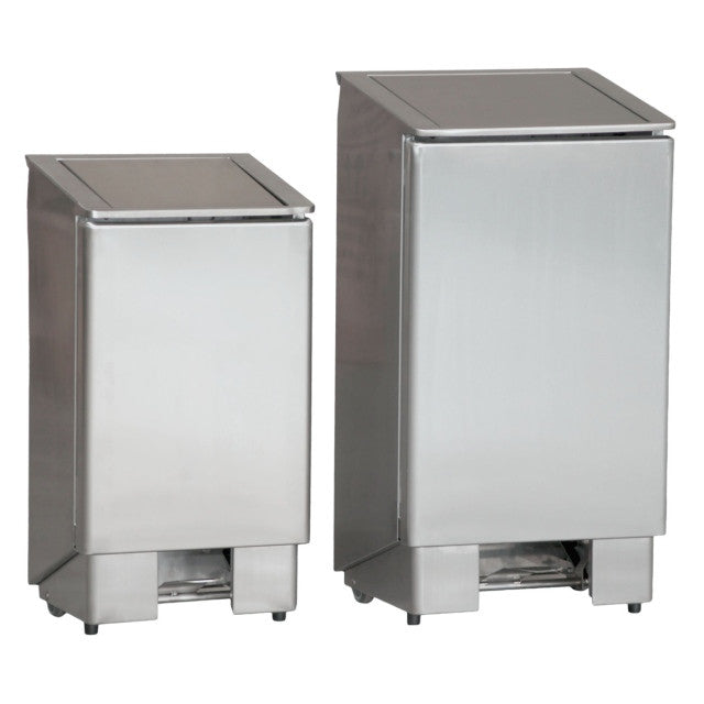 Poubelle à pédale 90 litres inox 394x365x910 mm Combisteel - vue 4 - Poubelle à Pédale pro CHR - Cuistéo