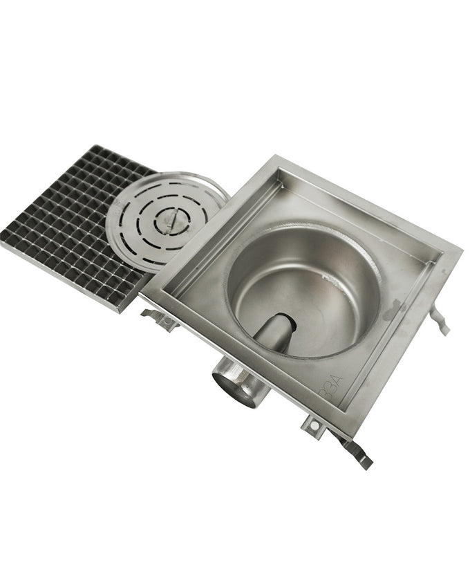 Caniveau de sol 300x300mm Combisteel - vue 8 - Caniveau de Sol pro CHR - Cuistéo