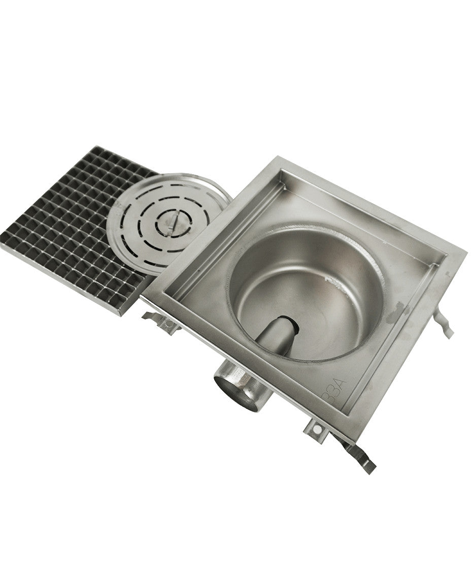 Caniveau de sol 300x300mm Combisteel - vue 8 - Caniveau de Sol pro CHR - Cuistéo