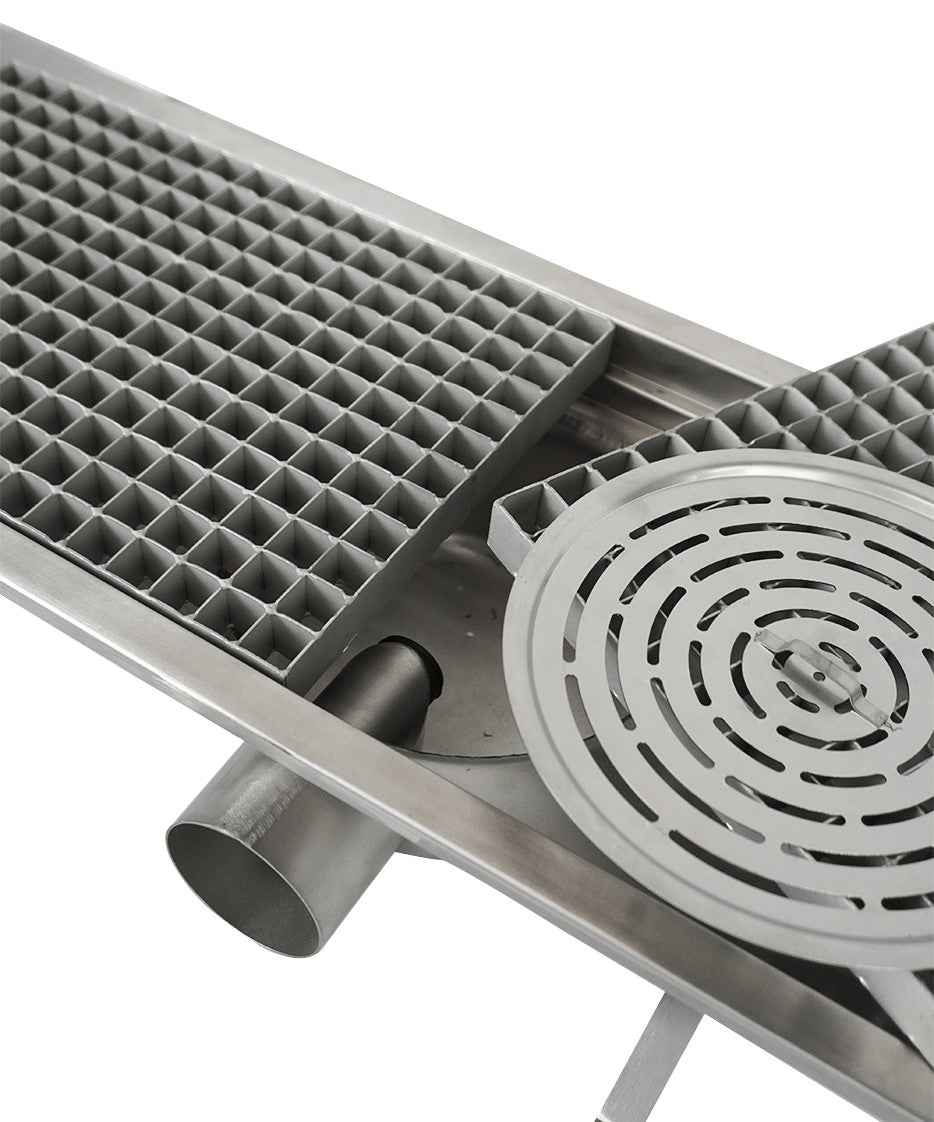Caniveau de sol 927X300 mm Combisteel - vue 10 - Caniveau de Sol pro CHR - Cuistéo